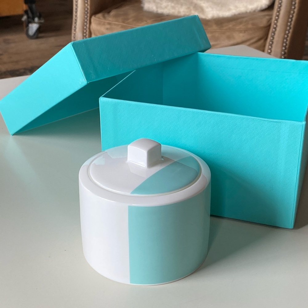 Tiffany’s color block sugar bowl